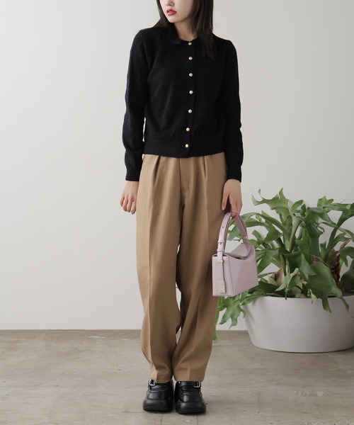 Lee(リー)の「Lee/リー BELTED EASY PANTS イージーパンツ ベルトリボン センタープレス テーパード スラックス(スラックス・メンズ・グレー/ライトグリーン/ブラック・M/L)」の22枚目の写真