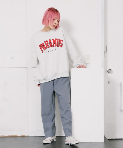 Lee(リー)の「Lee/リー BELTED EASY PANTS イージーパンツ ベルトリボン センタープレス テーパード スラックス(スラックス・メンズ・グレー/ライトグリーン/ブラック・M/L)」の8枚目の写真