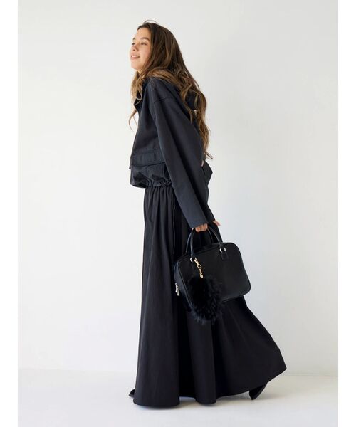 Ungrid（アングリッド）の「フードデザインルーズトップス（パーカー・レディース・ブルー/オフホワイト/ブラック・FREE）」の12枚目の写真