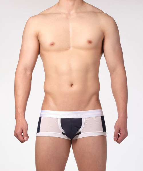 TOOT（トゥート）の「BOXER/Bi-Color Mesh NANO（ボクサーパンツ・メンズ・ブラック/ネイビー/ホワイト・SMALL/MEDIUM/LARGE/X-LARGE）」の4枚目の写真