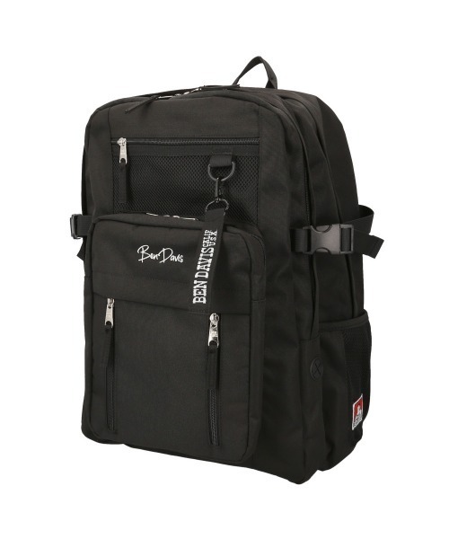 BEN DAVIS(ベンデイビス)の「BEN DAVIS ベンデイビス LARGE DAYPACK(バックパック/リュック・レディース・ライトベージュ/ブラック×パープル/ブラック×ホワイト/ブラック×レッド・FREE)」の2枚目の写真