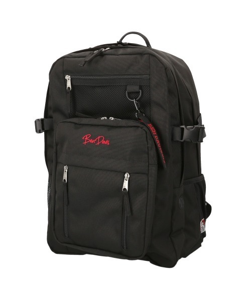 BEN DAVIS(ベンデイビス)の「BEN DAVIS ベンデイビス LARGE DAYPACK(バックパック/リュック・レディース・ライトベージュ/ブラック×パープル/ブラック×ホワイト/ブラック×レッド・FREE)」の3枚目の写真