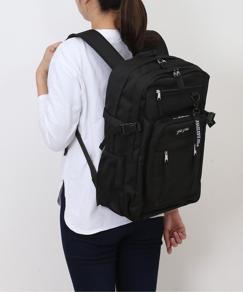BEN DAVIS(ベンデイビス)の「BEN DAVIS ベンデイビス LARGE DAYPACK(バックパック/リュック・レディース・ライトベージュ/ブラック×パープル/ブラック×ホワイト/ブラック×レッド・FREE)」の6枚目の写真