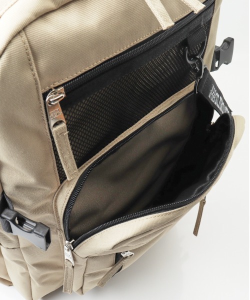 BEN DAVIS(ベンデイビス)の「BEN DAVIS ベンデイビス LARGE DAYPACK(バックパック/リュック・レディース・ライトベージュ/ブラック×パープル/ブラック×ホワイト/ブラック×レッド・FREE)」の12枚目の写真
