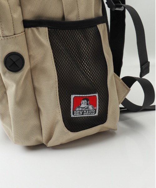 BEN DAVIS(ベンデイビス)の「BEN DAVIS ベンデイビス LARGE DAYPACK(バックパック/リュック・レディース・ライトベージュ/ブラック×パープル/ブラック×ホワイト/ブラック×レッド・FREE)」の16枚目の写真