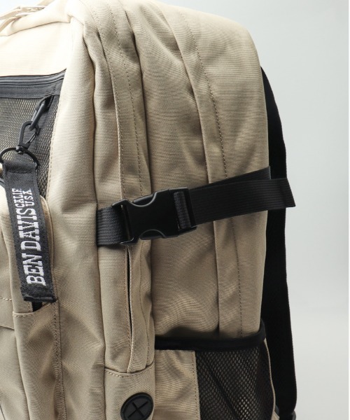 BEN DAVIS(ベンデイビス)の「BEN DAVIS ベンデイビス LARGE DAYPACK(バックパック/リュック・レディース・ライトベージュ/ブラック×パープル/ブラック×ホワイト/ブラック×レッド・FREE)」の19枚目の写真