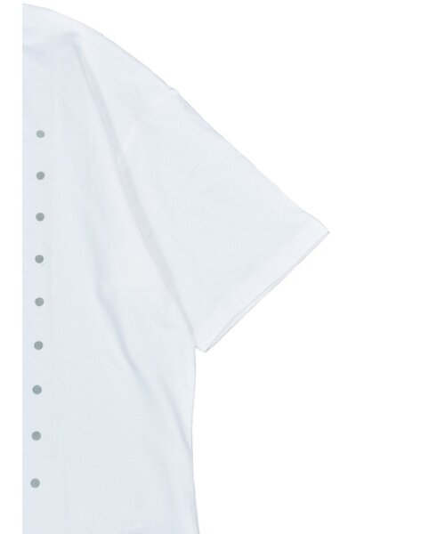 フロッキードット丸襟Tee ホワイト 6月26日まで掲載 最終お値下げ⭐︎yoriフロッキードット丸襟⭐︎