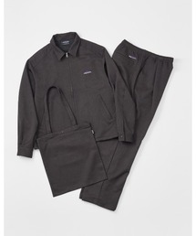 THOUSAND MILE(サウザンドマイル)の【3点セット】ZIP BLOUSON&PANTS&BAG SET UP WOOL LIKE/ジップブルゾン&パンツ&バッグ ウールライク(セットアップ)