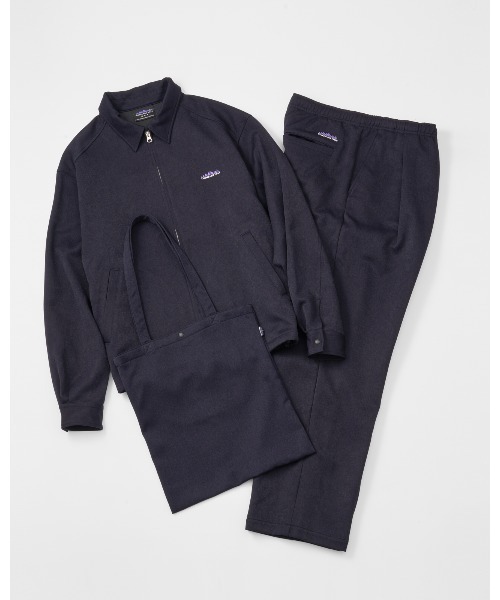 セール】【3点セット】ZIP BLOUSON＆PANTS＆BAG SET UP WOOL LIKE