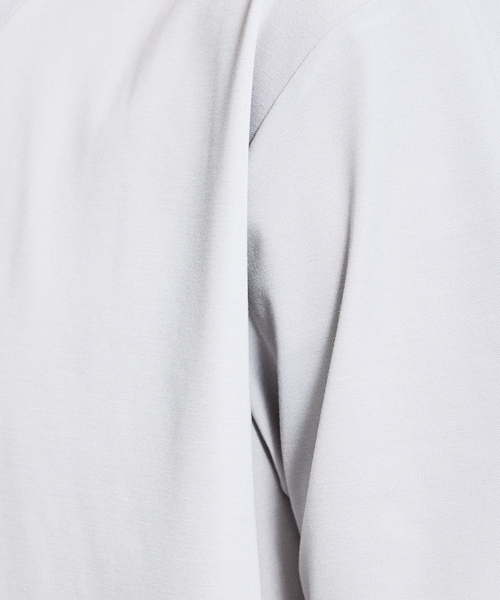 ABAHOUSE(アバハウス)の「【接触冷感/WEB限定】フリーザー VネックTシャツ /アイスピケ ストレッチ(Tシャツ/カットソー・メンズ・チャコールグレー/ブラック/ホワイト/ライトグレー・44/46/48/50)」の18枚目の写真