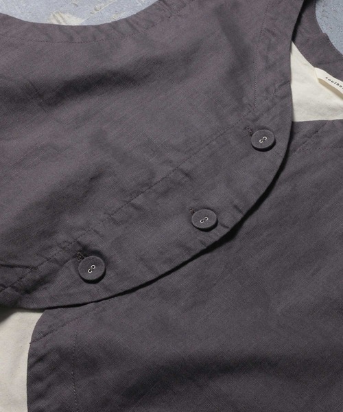 soulberry（ソウルベリー）の「ちょい足すベスト（ベスト・レディース・チャコール・5L/4L/3L/LL/L/M）」の10枚目の写真