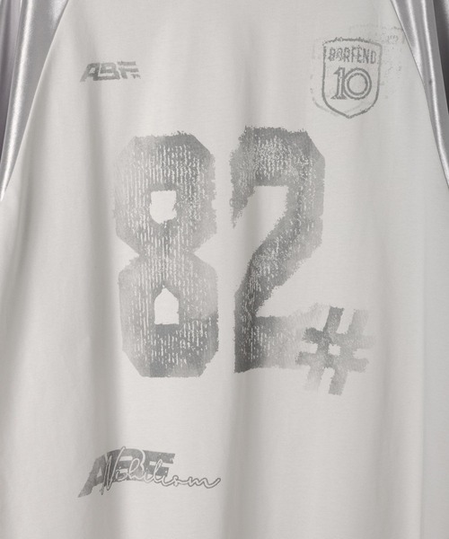 3.3 Field Trip （3.3フィールドトリップ）の「3.3 Field Trip／ナンバーユニフォームＴ（Tシャツ/カットソー・メンズ・ライトグレー/ブラック・MEDIUM/LARGE）」の8枚目の写真