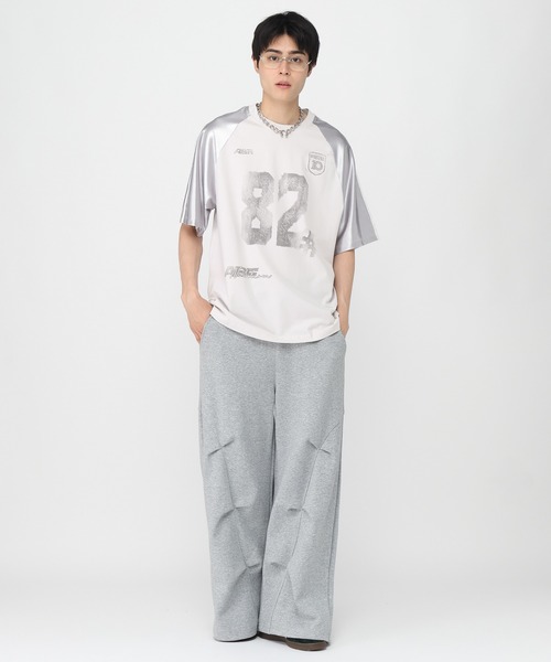 3.3 Field Trip （3.3フィールドトリップ）の「3.3 Field Trip／ナンバーユニフォームＴ（Tシャツ/カットソー・メンズ・ライトグレー/ブラック・MEDIUM/LARGE）」の12枚目の写真