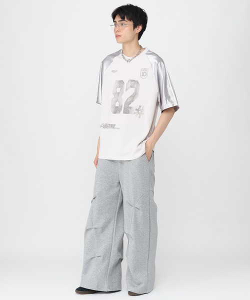 3.3 Field Trip （3.3フィールドトリップ）の「3.3 Field Trip／ナンバーユニフォームＴ（Tシャツ/カットソー・メンズ・ライトグレー/ブラック・MEDIUM/LARGE）」の13枚目の写真