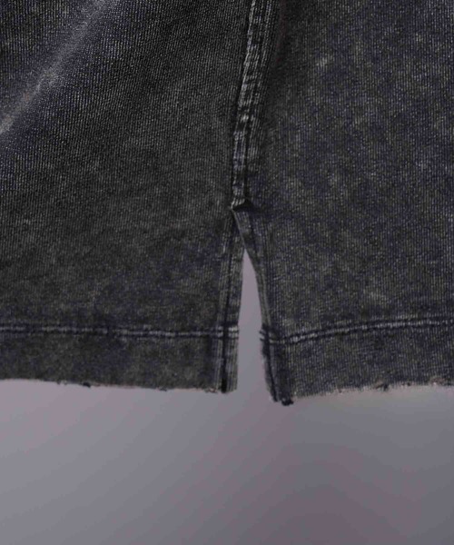 MAISON SPECIAL（メゾンスペシャル）の「《UNISEX》Chemical Over-Dye Prime-Over Sleeveless T-Shirt/ケミカルオーバーダイプライムオーバースリーブレスティーシャツ【MAISON SPECIAL/メゾンスペシャル】（タンクトップ・メンズ・ブラック/ホワイト・2/1/0）」の11枚目の写真