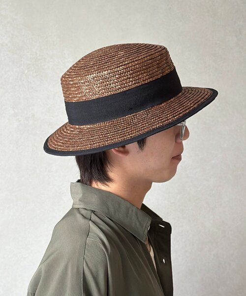 CPCM(シーピーシーエム)の「タレ付きブレードカンカン帽(ハット・レディース・ベージュ/ブラウン・FREE)」の17枚目の写真