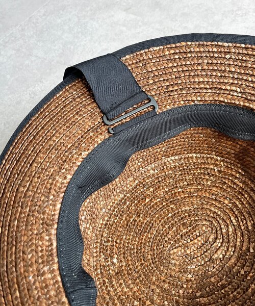 CPCM(シーピーシーエム)の「タレ付きブレードカンカン帽(ハット・レディース・ベージュ/ブラウン・FREE)」の12枚目の写真