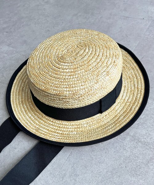 CPCM(シーピーシーエム)の「タレ付きブレードカンカン帽(ハット・レディース・ベージュ/ブラウン・FREE)」の21枚目の写真