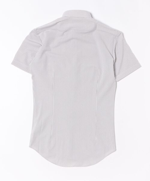 TOKYO SHIRTS（トウキョウシャツ）の「形態安定ノンアイロン ボタンダウン 半袖ストレッチビジネスワイシャツ（ビジネスシャツ・メンズ・ブラウン・首回り43cm/首回り41cm/首回り39cm/首回り37cm/首回り42cm）」の7枚目の写真