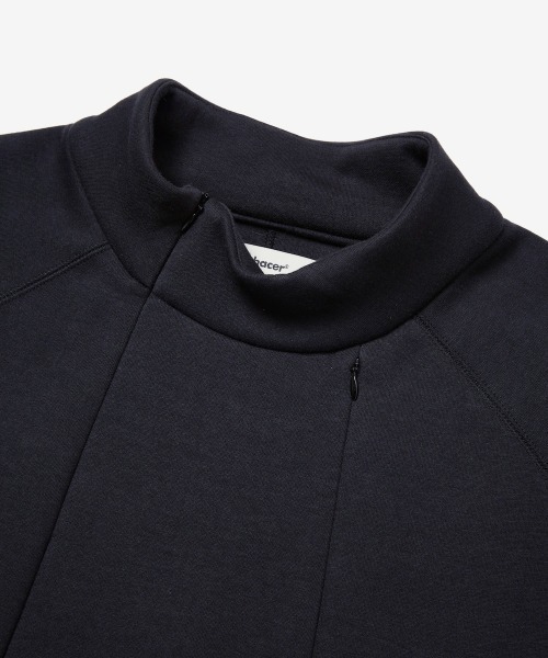 rehacer : Floral Zip Mockneck CS / フローラル ジップ モックネック カットソー メンズ レディース rehacer : Floral Zip Mockneck CS / フローラル ジップ モック