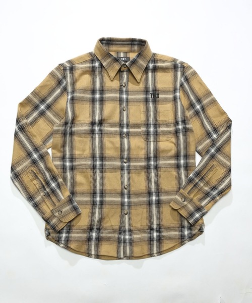 TMT(ティーエムティー)の「STREET CHECK SHIRTS(シャツ/ブラウス・メンズ・ブラック/ベージュ/ホワイト・MEDIUM/X-LARGE/LARGE)」の1枚目の写真