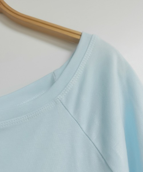 ReRe(リリ)の「5分袖オフショルカットソー(Tシャツ/カットソー・レディース・グレー/ホワイト/ライトブルー/ブラック・MEDIUM)」の19枚目の写真