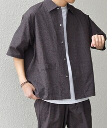 SHIPS any | SHIPS any:〈撥水/軽量/ストレッチ〉SOLOTEX(R) シアサッカー キャンプポケット シャツ(セットアップ対応)25SS◇◇(シャツ/ブラウス)