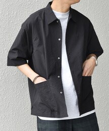 SHIPS any | SHIPS any:〈撥水/軽量/ストレッチ〉SOLOTEX(R) シアサッカー キャンプポケット シャツ(セットアップ対応)25SS◇◇(シャツ/ブラウス)