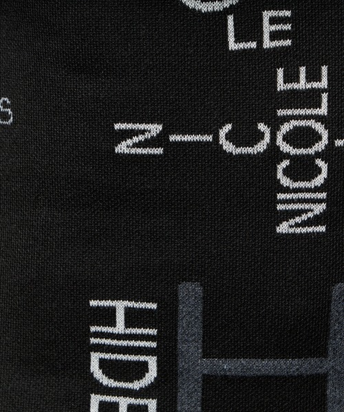 HIDEAWAYS NICOLE（ハイダウェイニコル）の「ロゴジャカードクルーネックニット（ニット/セーター・メンズ・ブラック/オフホワイト/ブルーグリーン・MEDIUM/LARGE/X-LARGE）」の10枚目の写真