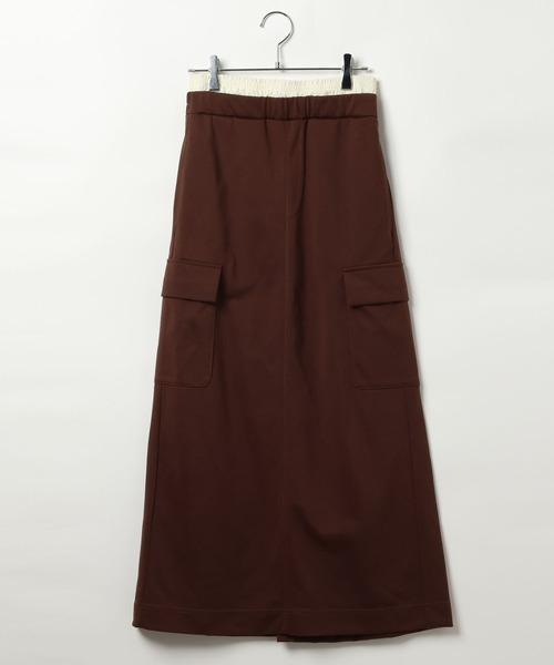 BAYFLOW（ベイフロー）の「Wウエストカーゴスカート（スカート・レディース・ボルドー/カーキ/ブラック・FREE）」の14枚目の写真