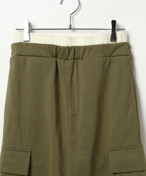 BAYFLOW（ベイフロー）の「Wウエストカーゴスカート（スカート・レディース・ボルドー/カーキ/ブラック・FREE）」の17枚目の写真