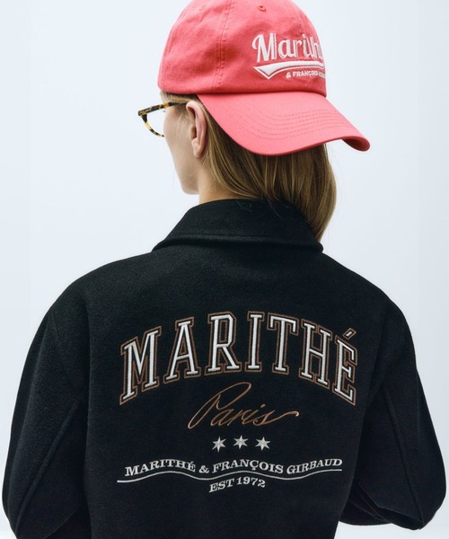 MARITHE + FRANCOIS GIRBAUD(マリテフランソワジルボー)の「PIPING VARSITY JACKET(その他アウター・レディース・ヘザーグレー/ブラック・SMALL/MEDIUM/LARGE/X-LARGE)」の5枚目の写真