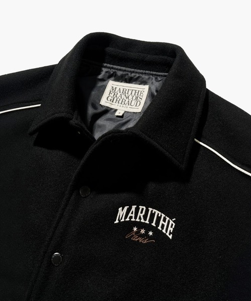 MARITHE + FRANCOIS GIRBAUD(マリテフランソワジルボー)の「PIPING VARSITY JACKET(その他アウター・レディース・ヘザーグレー/ブラック・SMALL/MEDIUM/LARGE/X-LARGE)」の12枚目の写真