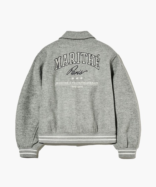 MARITHE + FRANCOIS GIRBAUD(マリテフランソワジルボー)の「PIPING VARSITY JACKET(その他アウター・レディース・ヘザーグレー/ブラック・SMALL/MEDIUM/LARGE/X-LARGE)」の19枚目の写真