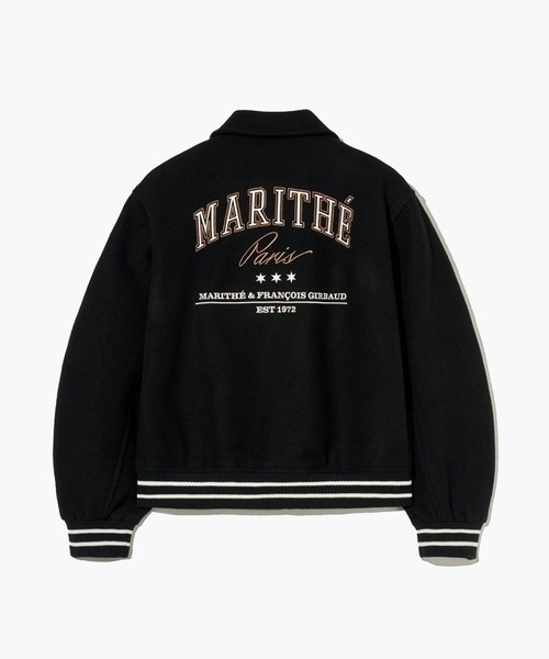 MARITHE + FRANCOIS GIRBAUD(マリテフランソワジルボー)の「PIPING VARSITY JACKET(その他アウター・レディース・ヘザーグレー/ブラック・SMALL/MEDIUM/LARGE/X-LARGE)」の10枚目の写真