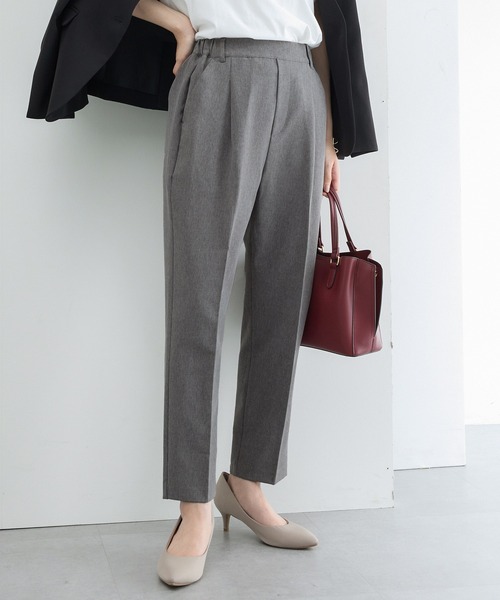 Honeys（ハニーズ）の「【美ージー・ストレッチ・マシンウォッシャブル・イージーケア】美ージーテーパード（股下６０ｃｍ）（スラックス・レディース・ダークベージュ/グリーン/ネイビー/ヘザーチャコール/ブラック/キャメル・S/M/L/3L/SS/LL）」の18枚目の写真