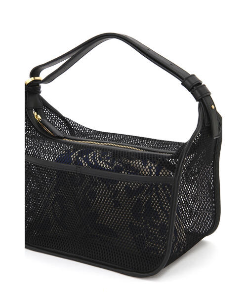 ORSETTO（オルセット）の「【ORSETTO】ナイロンメッシュバッグ（ハンドバッグ・レディース・ブラック/ホワイト系その他・ﾌﾘ-）」の5枚目の写真