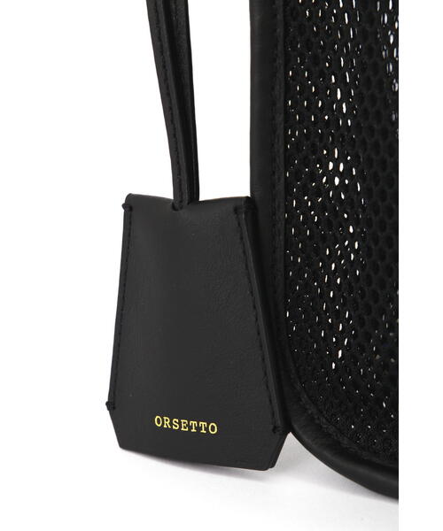 ORSETTO（オルセット）の「【ORSETTO】ナイロンメッシュバッグ（ハンドバッグ・レディース・ブラック/ホワイト系その他・ﾌﾘ-）」の7枚目の写真