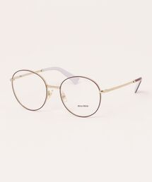 【miumiu/ミュウミュウ】ラウンド メガネ MU51VV 09X1O1