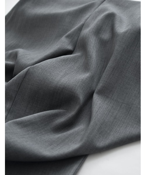 Re:EDIT（リエディ）の「[低身長/高身長サイズ有]リネンライクショルダーギャザーサロペット（つなぎ/オールインワン・レディース・チャコールグレー/ブラック/ブラウン・SHORT/MEDIUM/TALL/LARGE）」の16枚目の写真