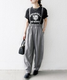SHIPS any | SHIPS any:〈洗濯機可能〉ウーステッド サスペンダー付き バルーン パンツ(その他パンツ)