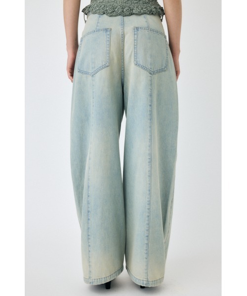 PIN TUCK COCOON STRAIGHT（デニムパンツ）｜MOUSSY（マウジー