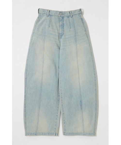 パンツ moussy NARROWED HEM COCOON STRAIGHT NARROWED HEM COCOON STRAIGHT（デニムパンツ）｜MOUSSY（マウジー）の