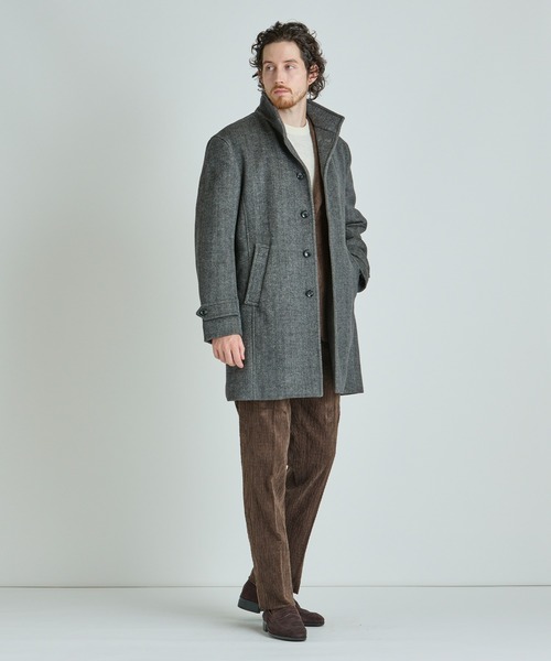 MEN'S BIGI(メンズビギ)の「シャーリングコーデュロイパンツ<ストレッチ>(その他パンツ・メンズ・ブラウン/ブラック・04/03/02/01)」の8枚目の写真