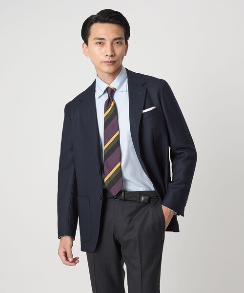 green label relaxing(グリーンレーベルリラクシング)の「コットン ロイヤルオックス ボタンダウン ドレスシャツ -形態安定-(シャツ/ブラウス・メンズ・ライトブルー/ホワイト・XL/S/M/L)」の14枚目の写真