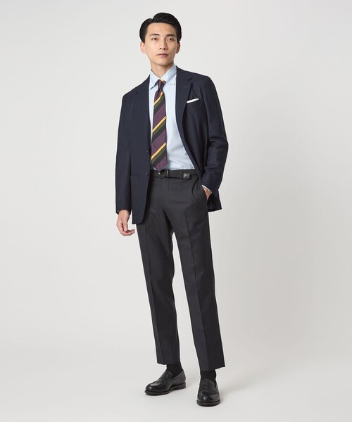 green label relaxing(グリーンレーベルリラクシング)の「コットン ロイヤルオックス ボタンダウン ドレスシャツ -形態安定-(シャツ/ブラウス・メンズ・ライトブルー/ホワイト・XL/S/M/L)」の15枚目の写真