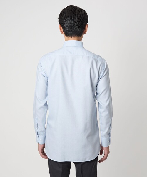 green label relaxing(グリーンレーベルリラクシング)の「コットン ロイヤルオックス ボタンダウン ドレスシャツ -形態安定-(シャツ/ブラウス・メンズ・ライトブルー/ホワイト・XL/S/M/L)」の18枚目の写真