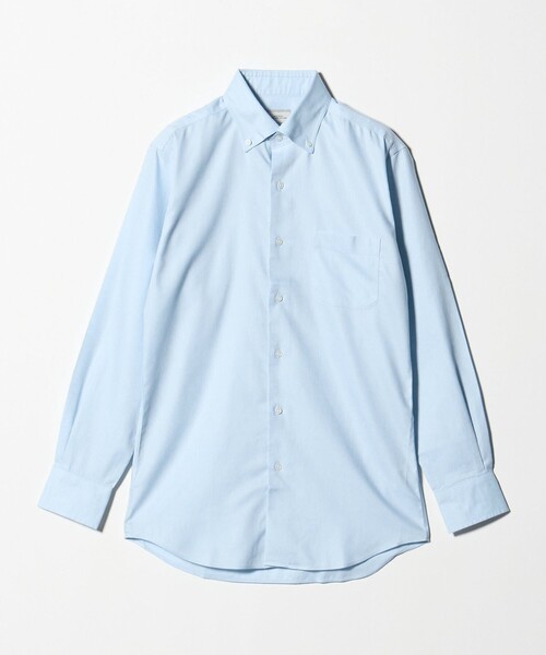 green label relaxing(グリーンレーベルリラクシング)の「コットン ロイヤルオックス ボタンダウン ドレスシャツ -形態安定-(シャツ/ブラウス・メンズ・ライトブルー/ホワイト・XL/S/M/L)」の20枚目の写真