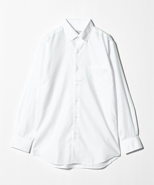 green label relaxing(グリーンレーベルリラクシング)の「コットン ロイヤルオックス ボタンダウン ドレスシャツ -形態安定-(シャツ/ブラウス・メンズ・ライトブルー/ホワイト・XL/S/M/L)」の5枚目の写真