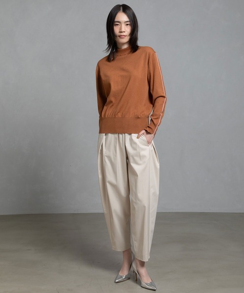 MARECHAL TERRE(マルシャルテル)の「【UV機能付き】タックギャザーパンツ(その他パンツ・レディース・ブラック/モカ/チャコールグレー/ネイビー/ライトベージュ・SMALL/LARGE/MEDIUM)」の13枚目の写真